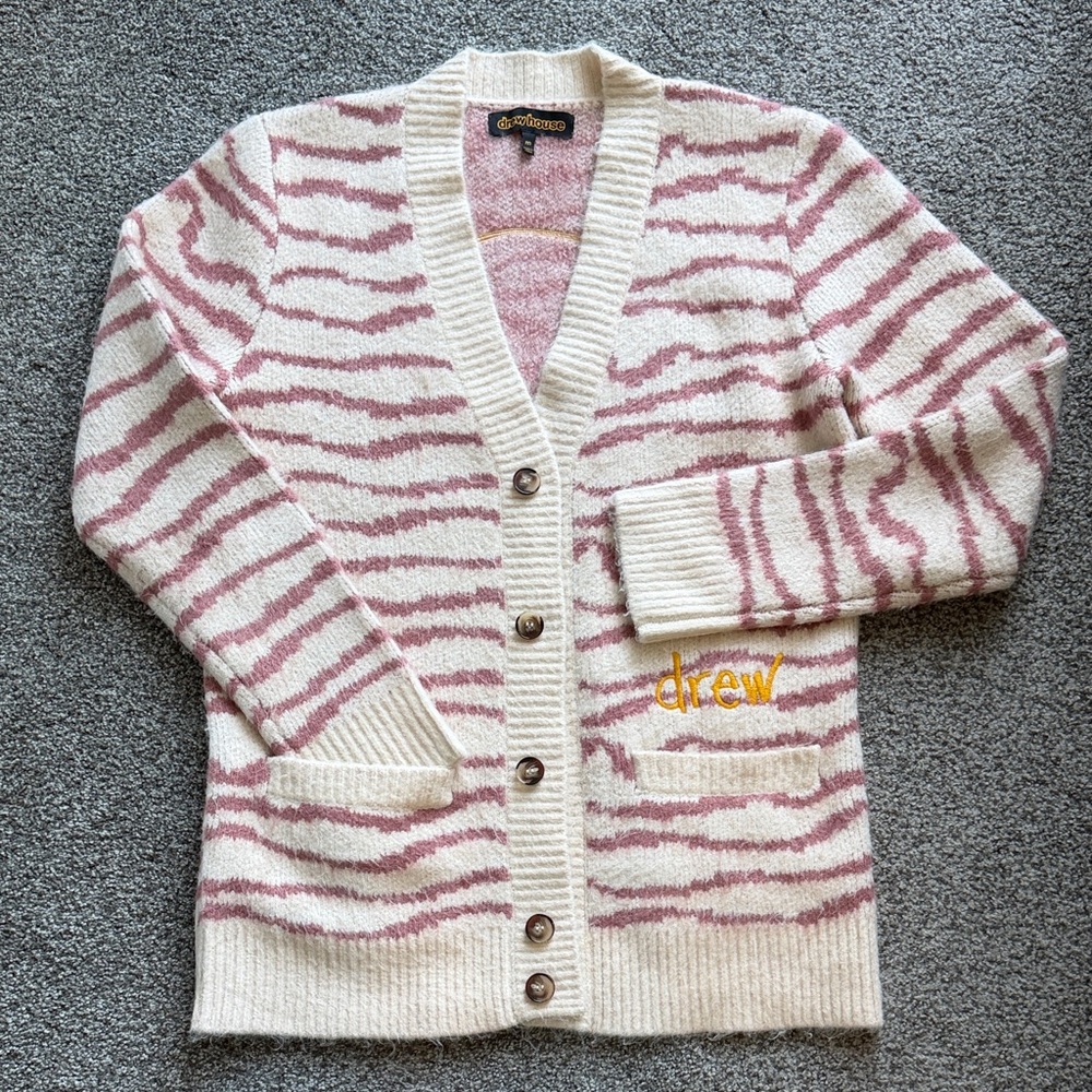 DREW House Cardigan - Sketch Squiggle